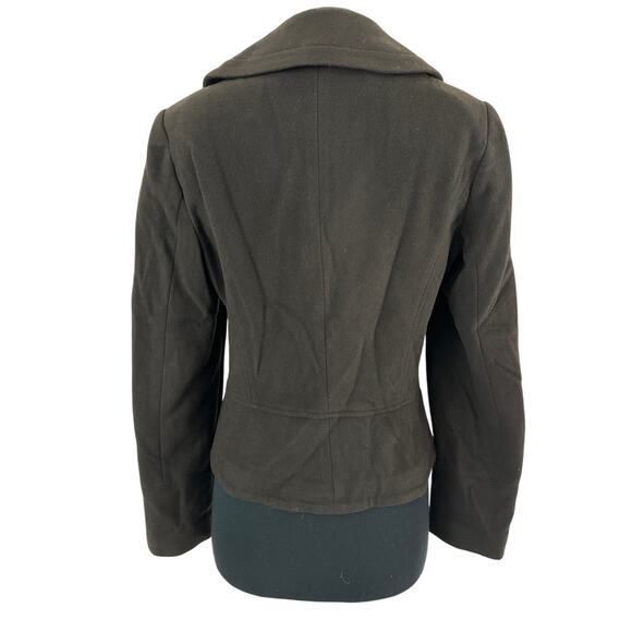 Harve Benard Vintage Coat Blazer Wool Cashmere Brown Size 8 Old Money Luxury - Picture 5 of 14